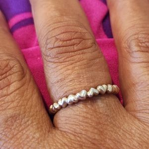 Pandora Love Heart Band ring 14kt gold